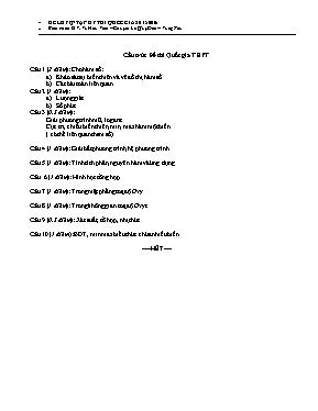 Đề luyện tập kỳ thi quốc gia 2015 2016 môn Toán